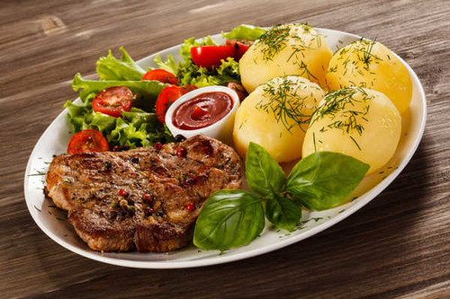 Jual Poster Meal Meat Potato Food Meal7 APC
