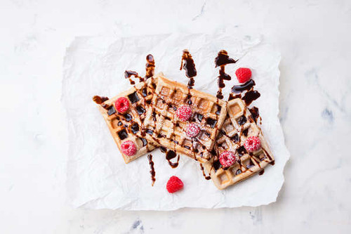 Jual Poster Raspberry Waffle Food Waffle APC