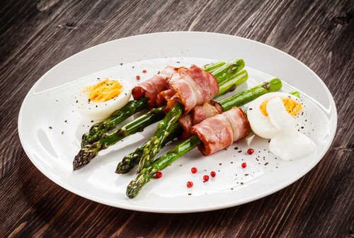 Jual Poster Bacon Spices Plate Eggs Asparagus 1Z