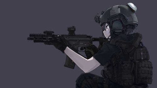 Poster Girl Military Original (Anime) Anime Original APCA