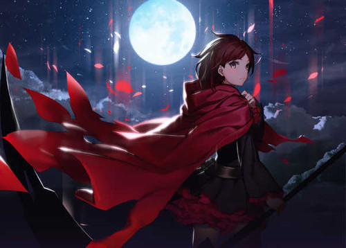 Poster Girl Moon RWBY Ruby Rose (RWBY) Anime RWBY APC
