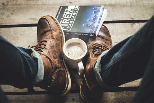 Jual Poster Coffee Book Boots Jeans 1Z
