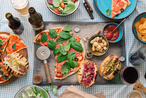 Jual Poster Fast food Pizza Hot dog Nuts Wine Foliage Ketchup 1Z
