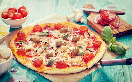 Jual Poster Fast food Pizza Tomatoes 1Z 008