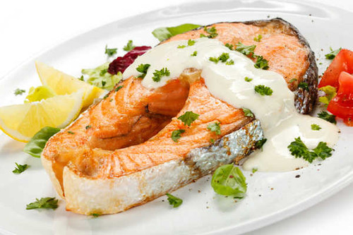 Jual Poster Fish Food Salmon Cream 1Z Jual Poster Fish Food Salmon Cream 1Z