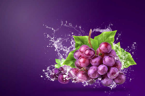 Jual Poster Grapes Fruit Water splash 1Z Jual Poster Grapes Fruit Water splash 1Z