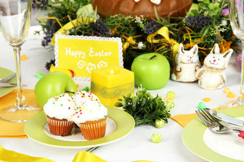 Jual Poster Holidays Easter Table appointments Cake Apples 1Z