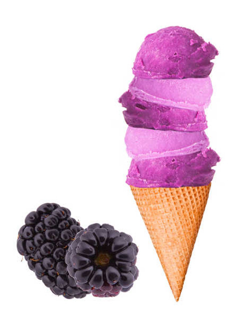 Jual Poster Ice cream Blackberry White background Violet Ice 1Z