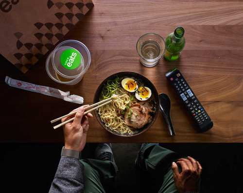 Jual Poster Meat products Chopsticks Plate Eggs Pasta 1Z