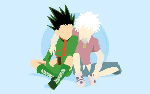 Poster Gon Freecss Killua Zoldyck Anime Hunter x Hunter APCA
