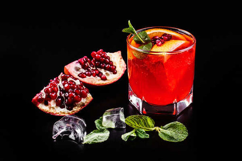Jual Poster Pomegranate Alcoholic drink Cocktail Black 1Z
