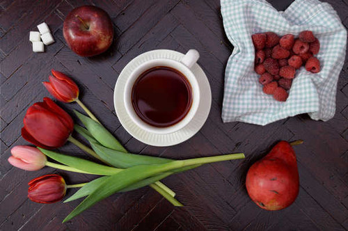 Jual Poster Raspberry Apples Pears Tulips Tea Sugar 1Z