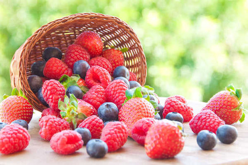 Jual Poster Raspberry Blueberries 1Z 003
