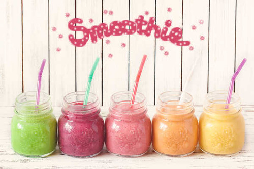 Jual Poster Smoothie Jar Multicolor English Word Lettering 1Z