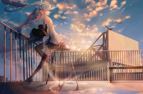 Poster Hatsune Miku Anime Vocaloid APC007A