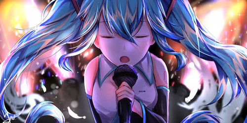 Poster Hatsune Miku Anime Vocaloid APC009
