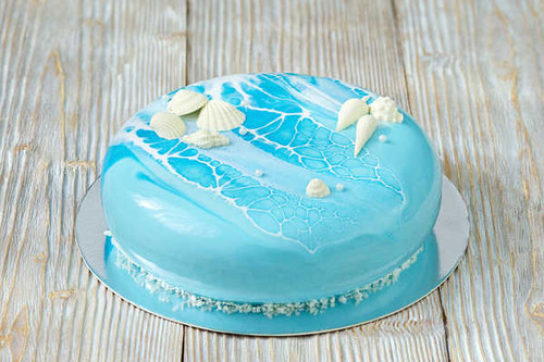 Jual Poster Sweets Cakes Design Light Blue 1Z
