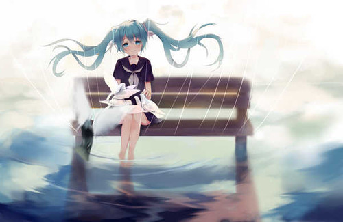 Poster Hatsune Miku Anime Vocaloid APC064A Poster Hatsune Miku Anime Vocaloid APC064A