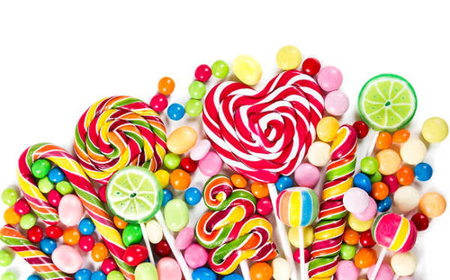 Jual Poster Sweets Candy Lollipop Many White background 1Z