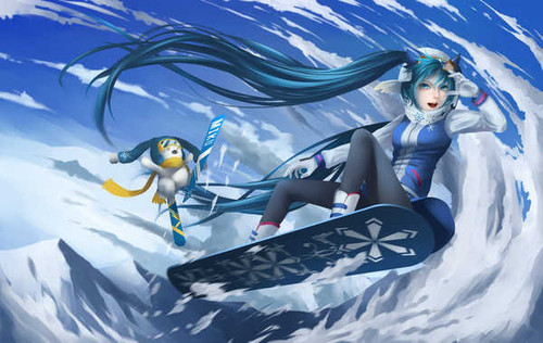Poster Hatsune Miku Anime Vocaloid APC074 Poster Hatsune Miku Anime Vocaloid APC074