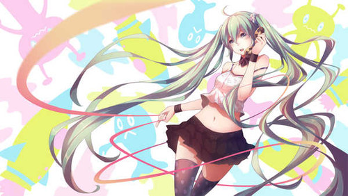 Poster Hatsune Miku Anime Vocaloid APC075 Poster Hatsune Miku Anime Vocaloid APC075
