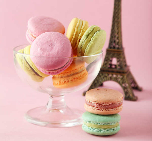 Jual Poster Sweets Colored background Macaron 1Z 002