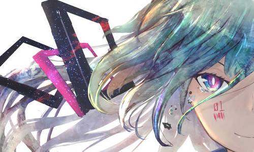 Poster Hatsune Miku Anime Vocaloid APC084A