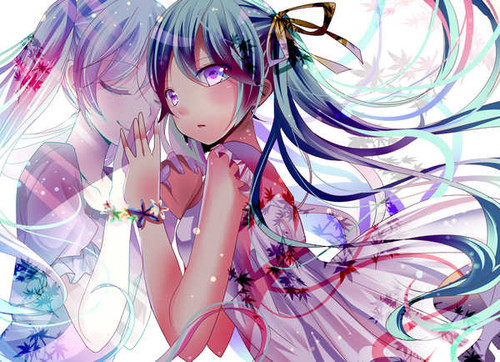 Poster Hatsune Miku Anime Vocaloid APC085 Poster Hatsune Miku Anime Vocaloid APC085