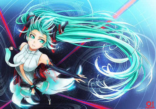 Poster Hatsune Miku Anime Vocaloid APC089