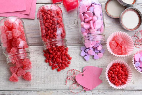 Jual Poster Sweets Marmalade Valentine's Day Jar Heart 1Z