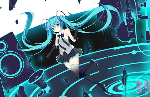 Poster Hatsune Miku Anime Vocaloid APC166