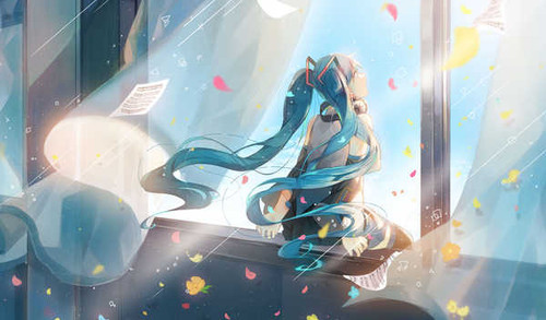 Poster Hatsune Miku Anime Vocaloid APC181