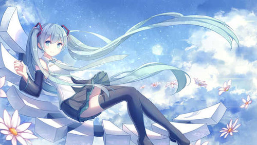 Poster Hatsune Miku Anime Vocaloid APC184