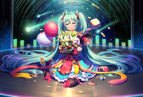 Poster Hatsune Miku Anime Vocaloid APC215