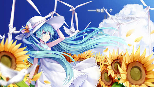 Poster Hatsune Miku Anime Vocaloid APC217