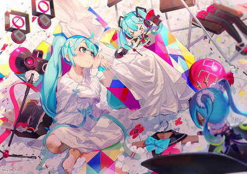 Poster Hatsune Miku Anime Vocaloid APC219