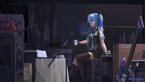 Poster Hatsune Miku Anime Vocaloid APC224