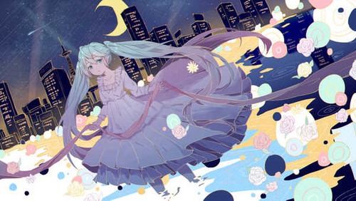 Poster Hatsune Miku Anime Vocaloid APC229