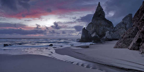 Jual Poster Beach Horizon Ocean Rock Sea Sky Sunset Earth Beach APC