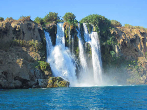 Jual Poster Blue Fall Sky Water Waterfalls Waterfall APC