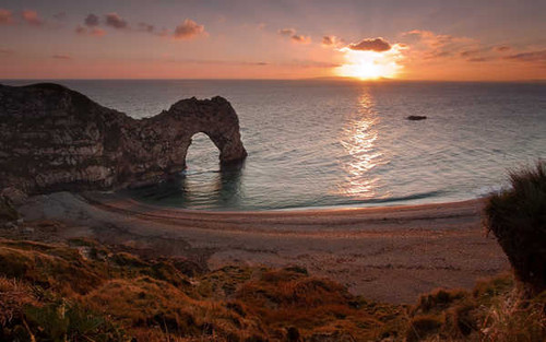 Jual Poster Cliff Earth Durdle Door APC
