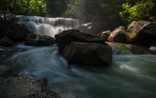 Jual Poster Cloud Earth Forest Rock Tree Waterfall Waterfalls Waterfall APC