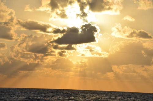 Jual Poster Cloud Horizon Nature Ocean Sky Sunbeam Earth Sunbeam APC
