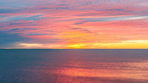 Jual Poster Cloud Horizon Nature Ocean Sunset Earth Ocean APC 002