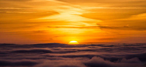 Jual Poster Cloud Horizon Nature Sky Sun Sunset Earth Sunset APC 001