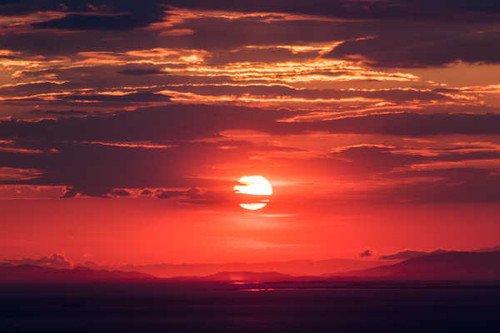 Jual Poster Cloud Horizon Nature Sky Sun Sunset Earth Sunset APC 002