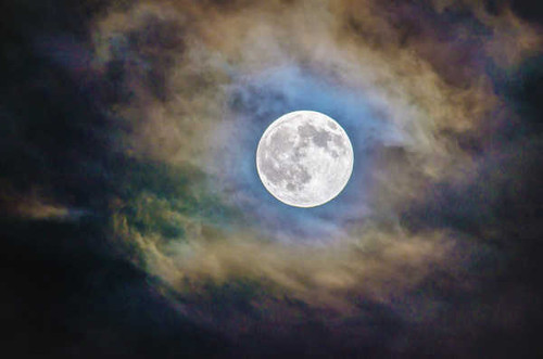 Jual Poster Cloud Moon Night Sky Earth Moon APC