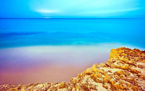 Jual Poster Colorful Horizon Ocean Scenic Shore Earth Ocean APC