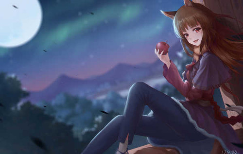 Poster Holo (Spice & Wolf) Anime Spice and Wolf APC006