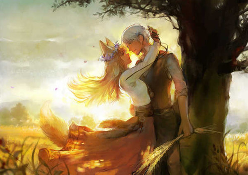 Poster Holo (Spice & Wolf) Kraft Lawrence Anime Spice and Wolf APC001